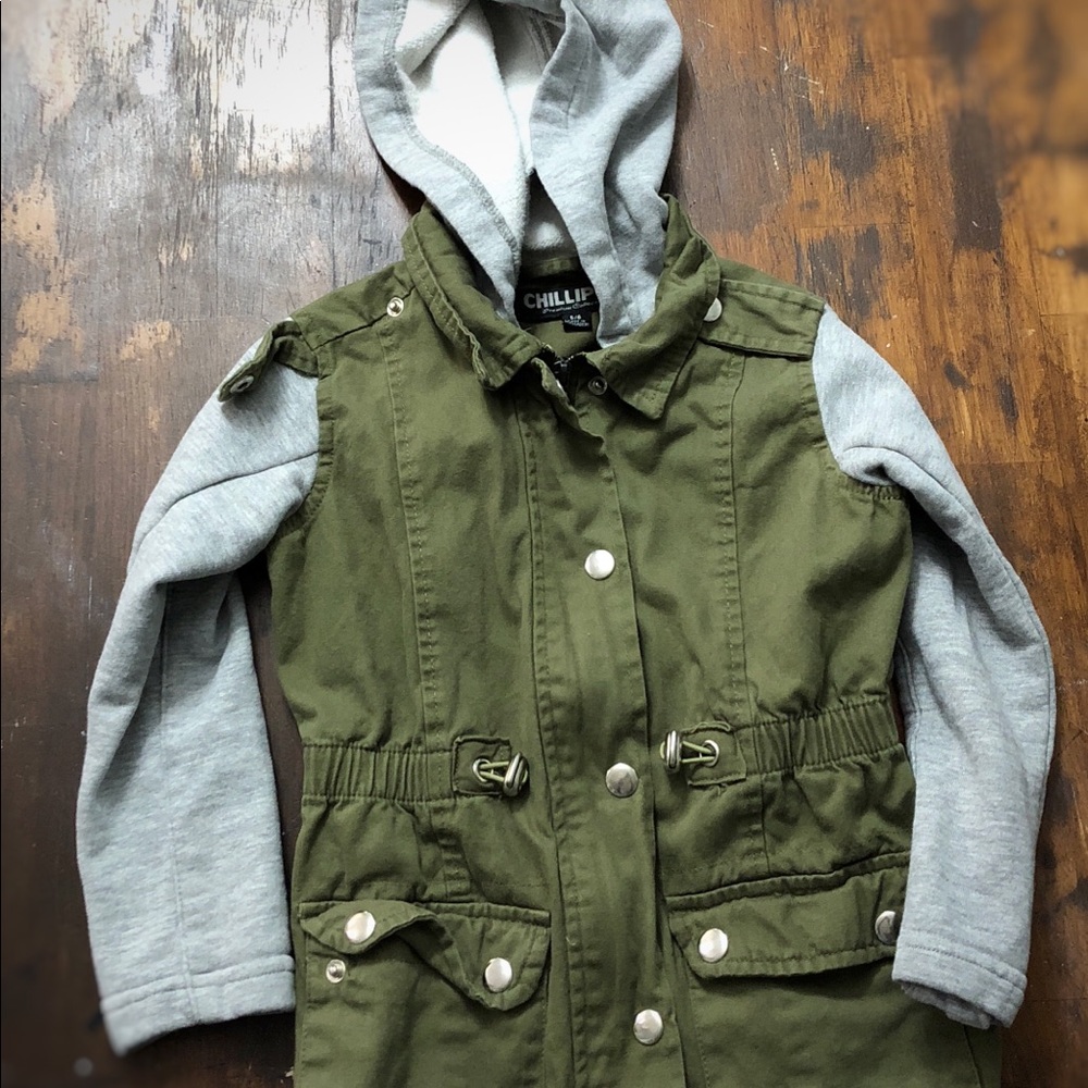 Army green jacket
